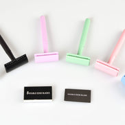 Plastic Free Reusable Safety Razor - Zero Waste Plastic Free Shaving - Double Edge Razor-8