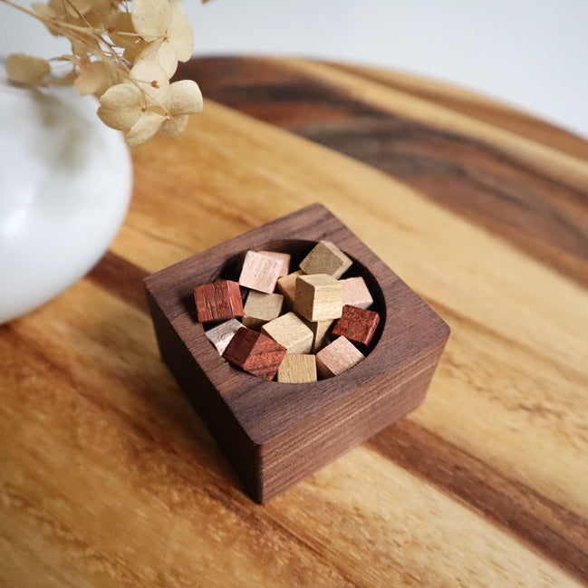 Scent Cube - Refillable Wooden Essential Oil Diffuser-0