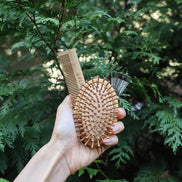 On-The-Go Bamboo Hair Brush Set