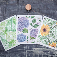 Floral Bursts - Swedish Sponge Cloth Set + Hook-1