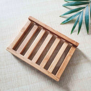 Natural Bamboo Soap Dish - Zero Waste Biodegradable Soap Tray - Plastic Free Soap Lift