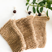 Natural Organic Handmade Jute Soap Bag - Zero Waste Biodegradable Soap Saver