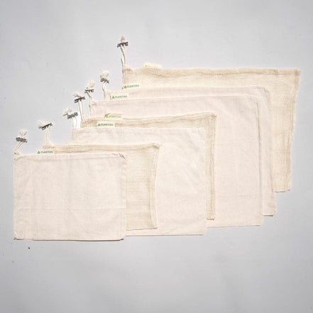 9 Piece - Reusable Grocery Bags (Starter Set)